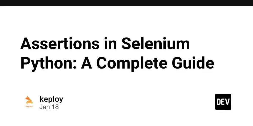 Asserções Selenium Python