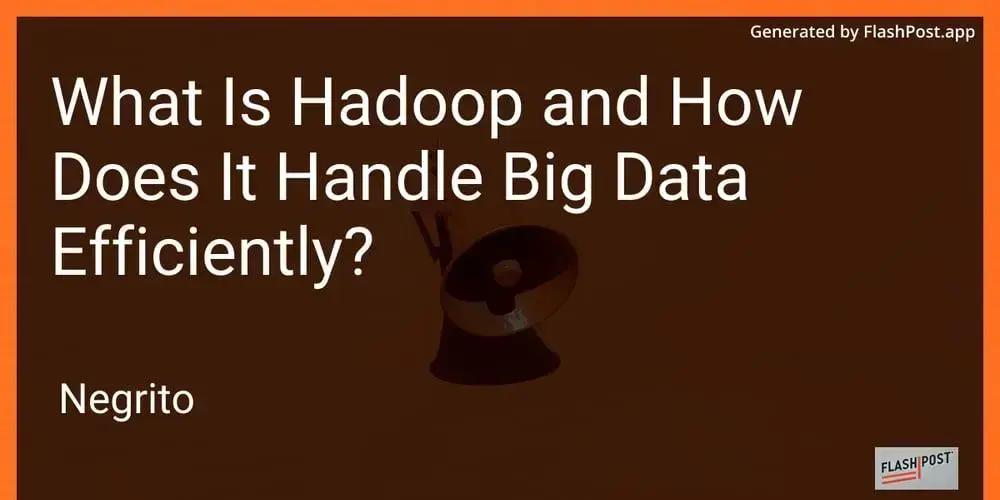 Apache Hadoop