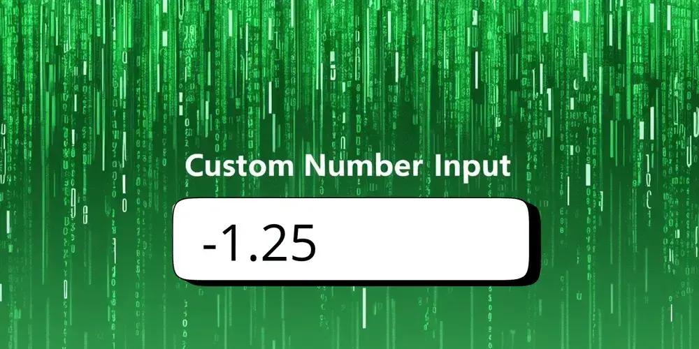 CustomNumberInput com React