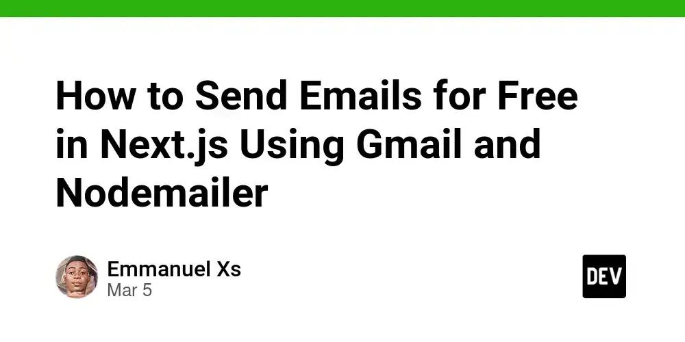 Enviar emails com Next.js