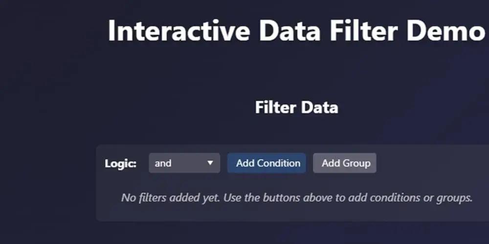 Filtro dinâmico para React