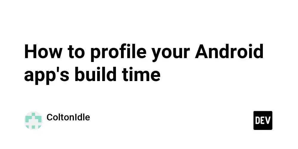 Gradle profiler Android