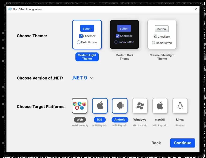 OpenSilver para .NET MAUI