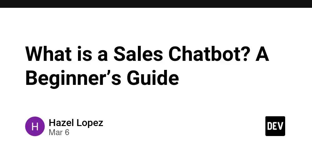 Sales chatbot