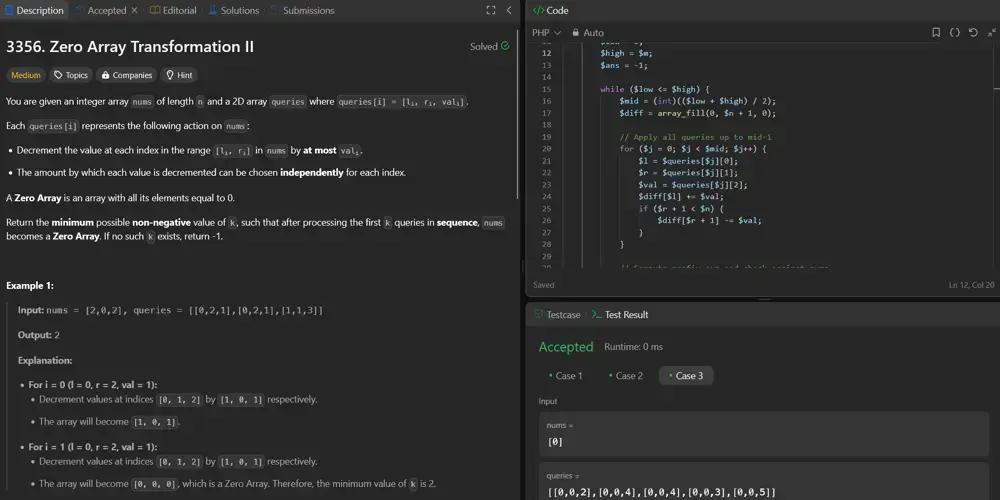 Zero Array Transformation